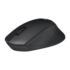 Logitech M330 Silent Plus brezžična miška, črna