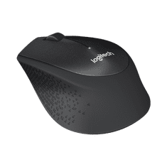 Logitech M330 Silent Plus brezžična miška, črna