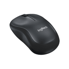 Logitech M220 Silent brezžična miška, črna