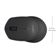 Logitech M280 Wireless miška, črna