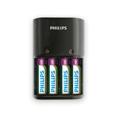 Philips POLNILNIK BATERIJ MULTILIFE + 4X AA BATERIJE