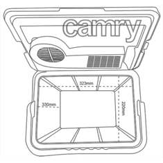 Camry Električna hladilna torba 21 L