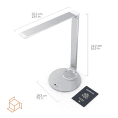 TaoTronics Minimalist LED namizna svetilka srebrna TT-DL19