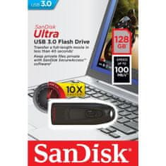 SanDisk Ultra USB spominski ključek 128GB USB 3.0 črn