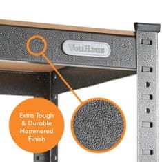 VonHaus 1.5m 5 polični regal HAMMERITE