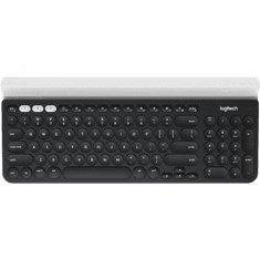 Logitech K780 Multi-Device Wireless siva/bela SLO gravura