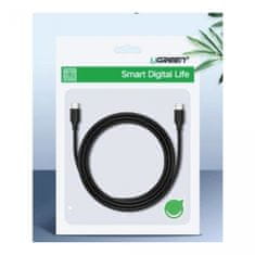 Ugreen USB 2.0 USB-C na USB-C 1m (črn) - polybag