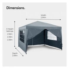 VonHaus Pop Up paviljon 3x3m