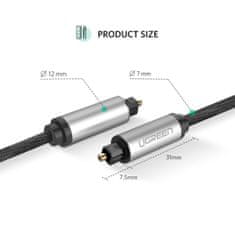 Ugreen Toslink optični kabel - pleten 3 m - box