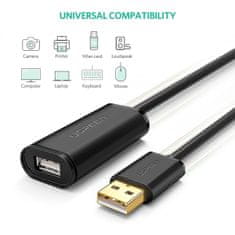 Ugreen Podaljšek USB 2.0 Active z ojačevalcem signala 10m - box