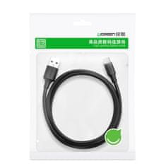 Ugreen USB-A 2.0 na USB-C kabel 1.5m (črn) - polybag