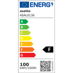 Asalite LED reflektor 100W 6500K, 8000Lm + senzor