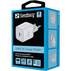 Sandberg USB-C polnilnik s Power Delivery