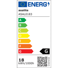 Asalite Stropna LED luč, okrogla, 18W OPAL, 3000K, 1350lm