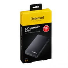 Intenso Zunanji disk 500GB 2,5" Memory Case USB 3.0 - Črn