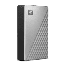 WD My Passport ULTRA 4TB USB-C 3.1, srebrn