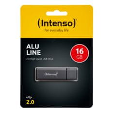 Intenso 16GB Alu Line USB 2.0 spominski ključek - Antracit