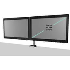 IcyBox Namizni nosilec za dva monitorja do diagonale 27''