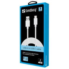 Sandberg Kabel iz USB-C 3.1 > USB-A 3.0, 2metra