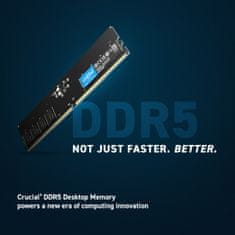 Crucial 16GB DDR5-4800 UDIMM PC5-38400 CL40, 1.1V