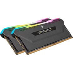 Corsair VENGEANCE RGB PRO SL 32GB (2 x 16GB) DDR4 DRAM 3600MHz PC4-28800 CL18, 1.2V/1.35V