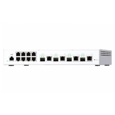 Qnap 12 port stikalo 4x 10Gb, 8x 1Gb