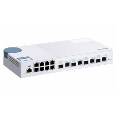 Qnap 12 port stikalo 4x 10Gb, 8x 1Gb