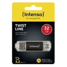 Intenso 32GB Twist Line USB 3.2 / USB-C spominski ključek