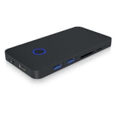 IcyBox IB-DK2108M-C 8-in-1 USB Type-C PowerDelivery do 100 W priklopna postaja