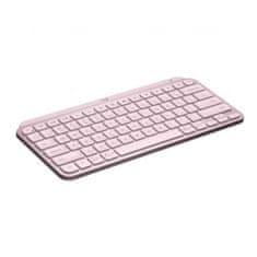 Logitech Tipkovnica MX Keys Mini, roza barva, SLO g.