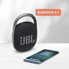 JBL CLIP 4 Bluetooth prenosni zvočnik, črn