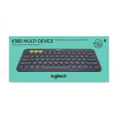 Logitech Tipkovnica K380 Multi-Device, siva, SLO g.