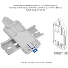 Sonoff DR DIN stenski nosilec za pametno stikalo