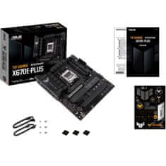 ASUS TUF GAMING X670E-PLUS, DDR5, SATA3, USB3.2Gen2x2, DP, AM5 ATX