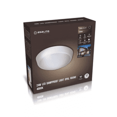 Asalite Stropna LED luč, 24W, IP65, 4000K, 1800lm