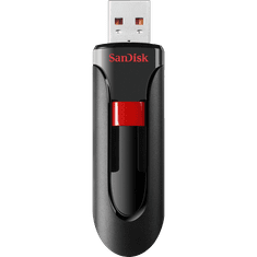 SanDisk Cruzer Glide 128GB USB 2.0 črno-rdeč spominski ključek