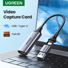 Ugreen USB adapter za zajem slike HDMI 4K na USB-C/A 1080p - box