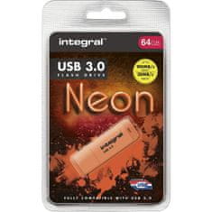 Integral 64 GB NEON 3.0. ORANŽEN