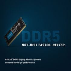 Crucial 8GB DDR5-4800 SODIMM PC5-38400 CL40, 1.1V