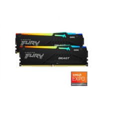 Kingston Fury Beast RGB 32GB Kit (2x16GB) DDR5-5600 DIMM PC5-38400 CL36, 1.25V