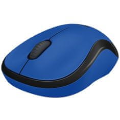 Logitech M220 Silent brezžična miška, modra