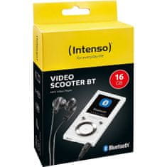 Intenso MP3 predvajalnik Video Scooter BT 16GB - bel