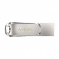 SanDisk Ultra Dual Drive Luxe USB Type-C 128GB 400MB/s USB 3.1 Gen 1, srebrn