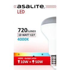 Asalite LED sijalka E27 R63 10W 4000K 720lm