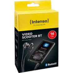 Intenso MP3 predvajalnik Video Scooter BT 16GB - črn