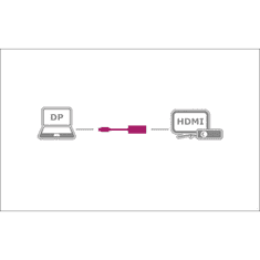 IcyBox Adapter DisplayPort na HDMI