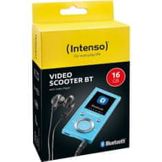 Intenso MP3 predvajalnik Video Scooter BT 16GB - moder