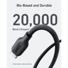 Anker 543 BIO USBC-USBC 1,8m kabel črn