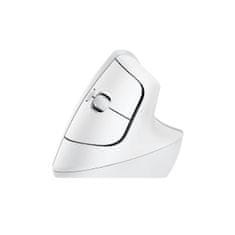 Logitech Miška Lift Vertical Ergonomic, bela