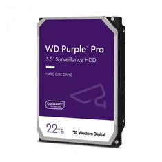 WD PURPLE PRO 22TB, 7200 obratov, 512MB